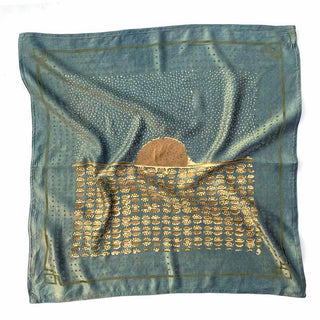 Surya Bandana: Light-Blue-Green