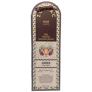 Zodiac Incense- Aries: Rose