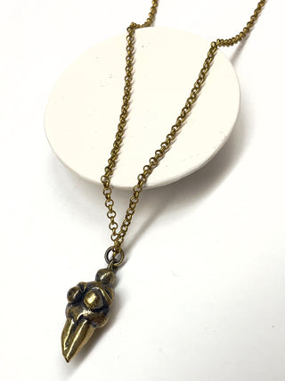 Brass Venus Totem Necklace