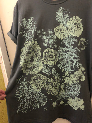 Lichen Organic Cotton T shirt: Large
