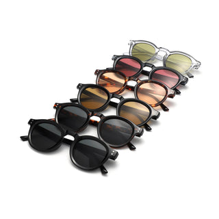 Classic Round Keyhole Lens Sunglasses - Assorted Colors