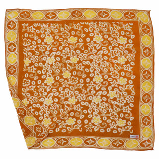 Hand Dyed Batik Bandana - Scarlet Sunset