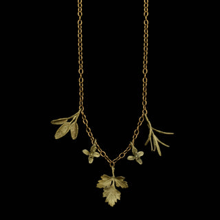 Petite Herb Charm Necklace by Michael Michaud