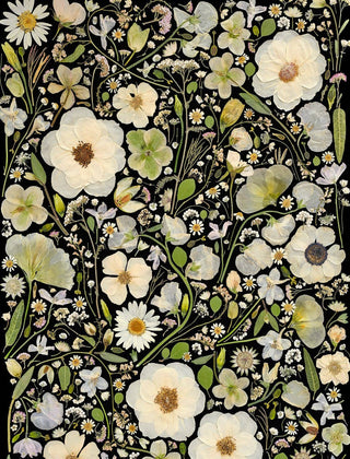 Beautiful Blooms Wrapping Paper Book: Trade Paperback