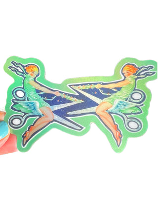 Sapphic Scissors Sticker - 3 Inch