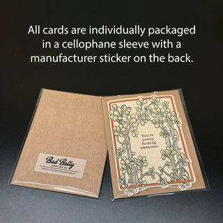Shit Just Got Real Sarcastic Baby Shower Card
