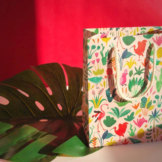 Colorful Birds Gift Bag - Medium
