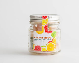 Citrus Buds Jar - 7.3 OZ (Lemon, Key Lime, Honeybell Orange, and Pink Grapefruit)