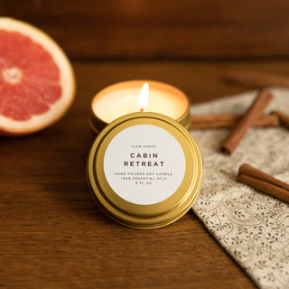 Cabin Retreat (Seasonal) - Travel Tin Candle