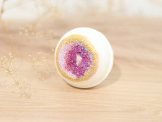 Rose Quartz Geode Bath Bomb