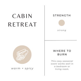 Cabin Retreat (Seasonal) - Travel Tin Candle