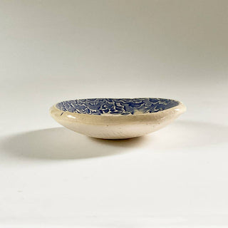 Small Handmade Ceramic Dish with Crescent Moon