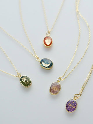 Symbol Stone Necklaces