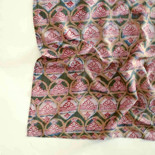 Handcrafted Cotton-Silk Bandana - Emerald
