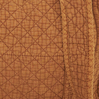 Soft Cotton Quilted Tote Bag: Olive / 14"x12"