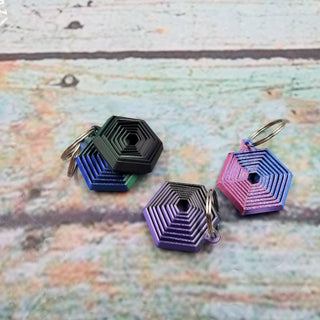 Keychain Hexagon Fidget Decompression Fidget Toy