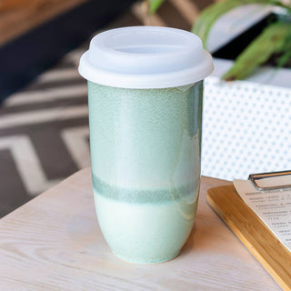 Emerald Ceramic Travel Mug – 16oz