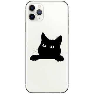 Perching Cute Kitty Cat Vinyl Sticker