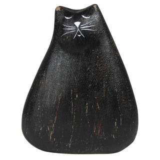 Carved Wood Cat