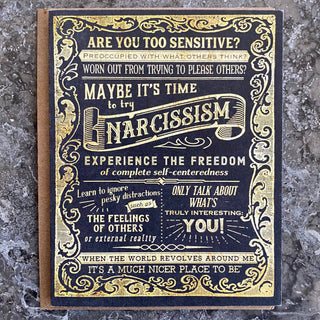 Try Narcissism Psychology Humor Funny Therapy