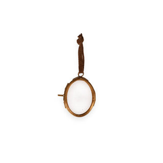 Oval Brass Hanging Frame