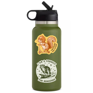 Conduit for Nonsense Kitty Cat Vinyl Sticker