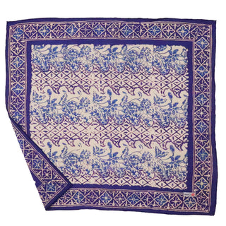 Hand Dyed Batik Bandana - Vines