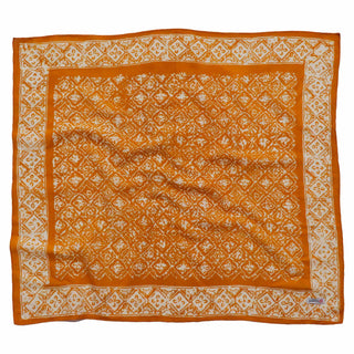 Hand Dyed Batik Bandana - Mustard Yellow