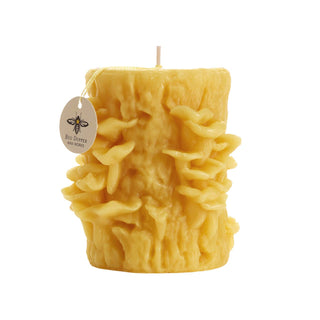 Mushroom Candles – 100% Pure Beeswax – 3 Styles: Oyster Mushroom