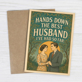Best Husband So Far – Funny Anniversary Card