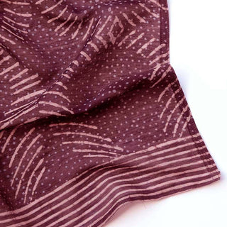 Block Print Bandana - Violet