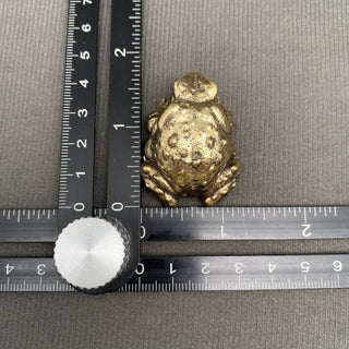 Brass Toad Desktop Figurine
