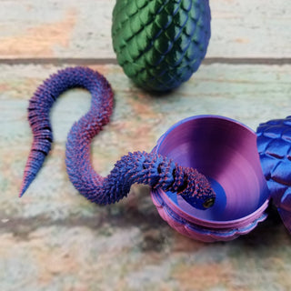 3D Printed Viper Dragon Egg Toy