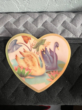 Swan Friends  Sticker - 3 Inch