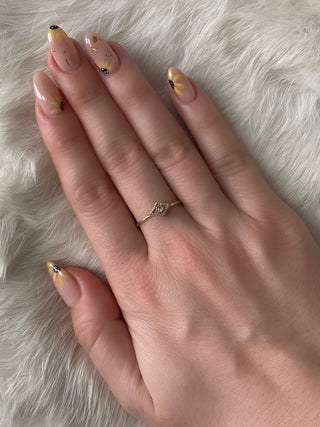 Brass Star Spark Ring