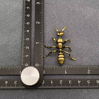 Vintage Brass Ant Desktop Figurine