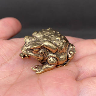 Brass Toad Desktop Figurine