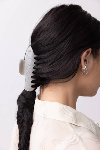 Herring Fish Acetate Hair Claw