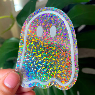 Glitter Ghost Sticker