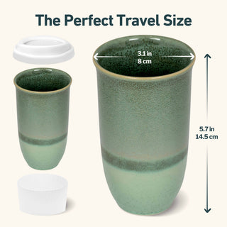 Emerald Ceramic Travel Mug – 16oz