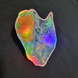 Crown Jeweler 4" Holographic Vinyl Sticker