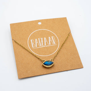 Labradorite Eye Necklace