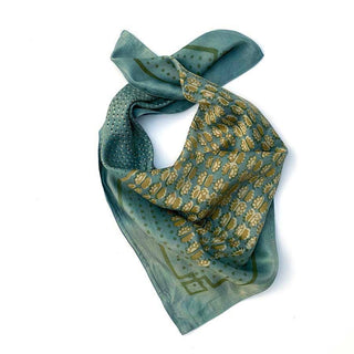 Surya Bandana: Light-Blue-Green
