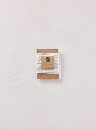 Silver/Natural Glitter Twine