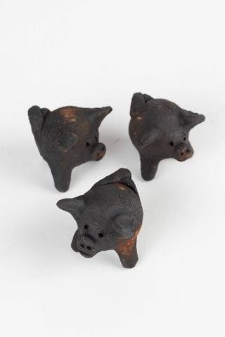Good Luck Pig - "Chanchito", Dark Terra Cotta