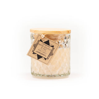 Winter Solstice & Yule Holiday Ritual Candle - 6 oz.: 8 oz Frosted Jar