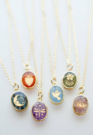 Symbol Stone Necklaces