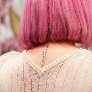 Lavender - Temporary Tattoo Pair
