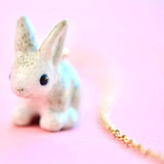 Goldentail Rabbit  Necklace