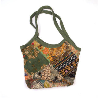 Recycled Sarong/Sari Bucket Tote Bag